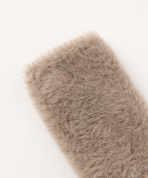 COLONY 2139（コロニートゥーワンスリーナイン）の「モヘア風ハンドウォーマー（アームカバー・レディース・ライトグレー/ブラック/グレイッシュベージュ・FREE）」の21枚目の写真