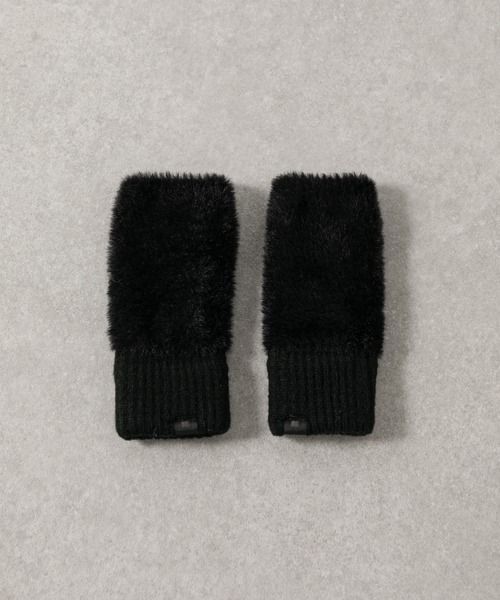 COLONY 2139（コロニートゥーワンスリーナイン）の「モヘア風ハンドウォーマー（アームカバー・レディース・ライトグレー/ブラック/グレイッシュベージュ・FREE）」の11枚目の写真