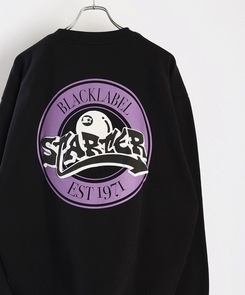 STARTER BLACK LABEL(スターターブラックレーベル)の「STARTER BLACK LABEL裏起毛トレーナー(スウェット・メンズ・ホワイト系その他/ブラック/ブラウン/ブラウン系その他/ホワイト系その他2/ブラック系その他・L/XL/M)」の4枚目の写真