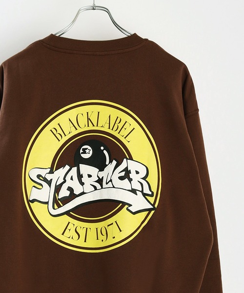 STARTER BLACK LABEL(スターターブラックレーベル)の「STARTER BLACK LABEL裏起毛トレーナー(スウェット・メンズ・ホワイト系その他/ブラック/ブラウン/ブラウン系その他/ホワイト系その他2/ブラック系その他・L/XL/M)」の12枚目の写真