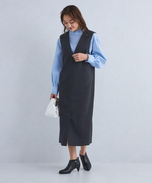 green label relaxing（グリーンレーベルリラクシング）の「Vネック