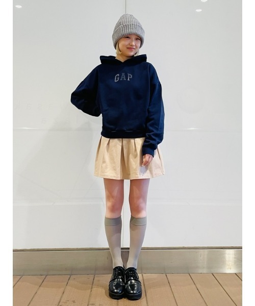 GAP（ギャップ）の「ヴィンテージ ソフトGAPロゴ パーカー（パーカー・レディース・ネイビー/レッド/グリーン/ブラック・M/S/XS/XL/XXS/L）」の11枚目の写真