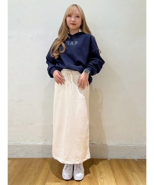 GAP（ギャップ）の「ヴィンテージ ソフトGAPロゴ パーカー（パーカー・レディース・ネイビー/レッド/グリーン/ブラック・M/S/XS/XL/XXS/L）」の7枚目の写真