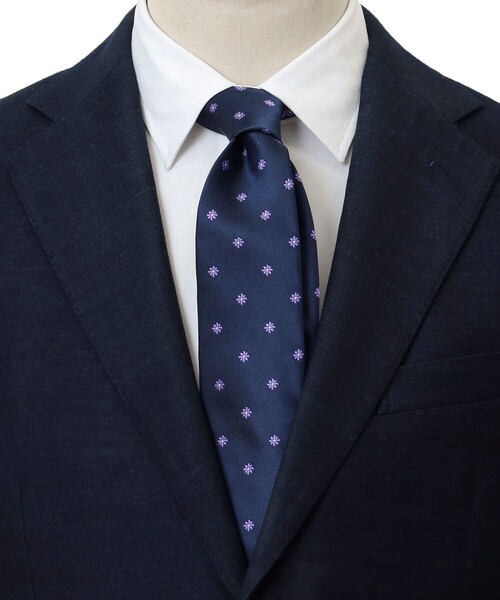 B:MING by BEAMS(ビーミングバイビームス)の「B:MING by BEAMS / ウォッシャブル 小紋柄 ナロー ネクタイ 24SS(ネクタイ・メンズ・オリーブ/ピンク/ブラウン/ネイビー/インディゴブルー/グレー/ブルー系その他3/ライトブルー・ONE SIZE)」の6枚目の写真