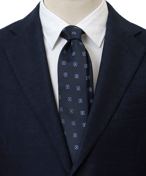 B:MING by BEAMS(ビーミングバイビームス)の「B:MING by BEAMS / ウォッシャブル 小紋柄 ナロー ネクタイ 24SS(ネクタイ・メンズ・オリーブ/ピンク/ブラウン/ネイビー/インディゴブルー/グレー/ブルー系その他3/ライトブルー・ONE SIZE)」の1枚目の写真