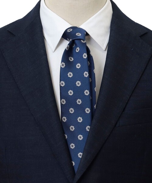 B:MING by BEAMS(ビーミングバイビームス)の「B:MING by BEAMS / ウォッシャブル 小紋柄 ナロー ネクタイ 24SS(ネクタイ・メンズ・オリーブ/ピンク/ブラウン/ネイビー/インディゴブルー/グレー/ブルー系その他3/ライトブルー・ONE SIZE)」の7枚目の写真