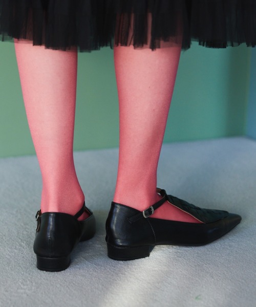 manana suerte（マニャーナスエルテ）の「メッシュストラップシューズ（パンプス・レディース・ゴールド/ブラック・L/M）」の4枚目の写真