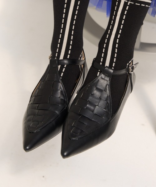 manana suerte（マニャーナスエルテ）の「メッシュストラップシューズ（パンプス・レディース・ゴールド/ブラック・L/M）」の20枚目の写真