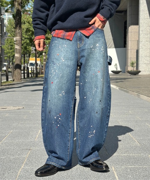 CPCM（シーピーシーエム）の「カーブペインターデニムパンツ（デニム