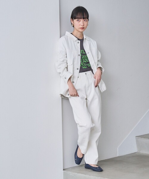 coen(コーエン)の「ストレートデニムパンツ(デニムパンツ・レディース・コバルトブルー/ライトブルー/オフホワイト・S/M/L)」の12枚目の写真