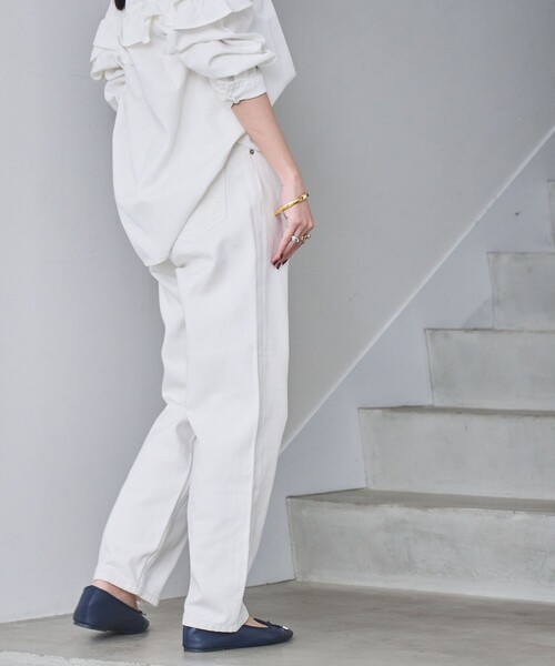 coen(コーエン)の「ストレートデニムパンツ(デニムパンツ・レディース・コバルトブルー/ライトブルー/オフホワイト・S/M/L)」の16枚目の写真