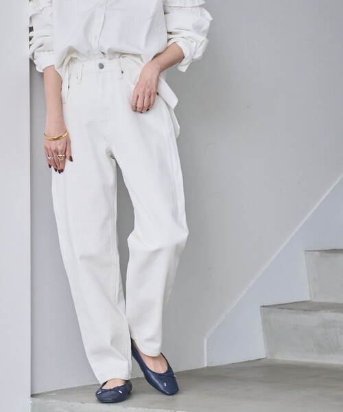 coen(コーエン)の「ストレートデニムパンツ(デニムパンツ・レディース・コバルトブルー/ライトブルー/オフホワイト・S/M/L)」の17枚目の写真