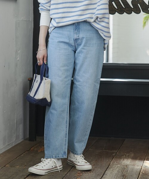 coen(コーエン)の「ストレートデニムパンツ(デニムパンツ・レディース・コバルトブルー/ライトブルー/オフホワイト・S/M/L)」の20枚目の写真