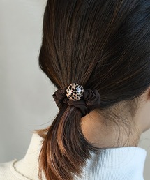 Fun & Daily ブラック シュシュ Fun & Daily｜F&D:ビッグチュールシュシュ | Rakuten Fashion