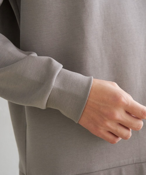 ikka（イッカ）の「【抗菌防臭】GOKU楽ダンボールフェイクプルオーバー（スウェット・メンズ・ホワイト/グレー/スカイブルー/ネイビー・S/L/M/XL）」の17枚目の写真