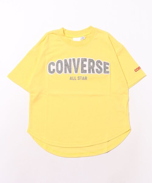 CONVERSE(コンバース)の「【CONVERSE】BIG半袖Tシャツ/キッズ(Tシャツ/カットソー・キッズ・グレー系/ピンク/イエロー・130cm/120cm/110cm)」の1枚目の写真