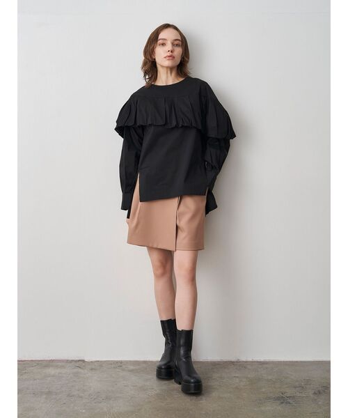 ELENDEEK（エレンディーク）の「バルーンケープブラウス（シャツ/ブラウス・レディース・ブラック/ライトブルー/オフホワイト・FREE）」の15枚目の写真