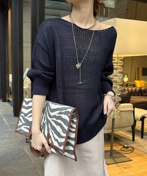 DouDou | コットンローゲージプルオーバー(ニット/セーター)