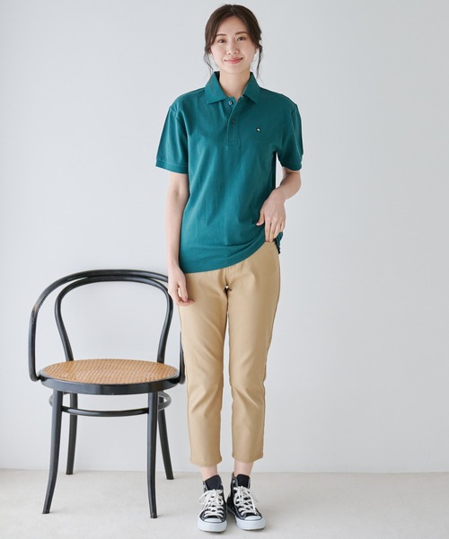 Arnold Palmer（アーノルドパーマー）の「テーパード ストレッチ チノパンツ（チノパンツ・レディース・ネイビー/オフホワイト/ベージュ/ブラック・M/S/L）」の11枚目の写真