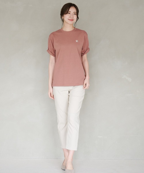 Arnold Palmer（アーノルドパーマー）の「テーパード ストレッチ チノパンツ（チノパンツ・レディース・ネイビー/オフホワイト/ベージュ/ブラック・M/S/L）」の6枚目の写真