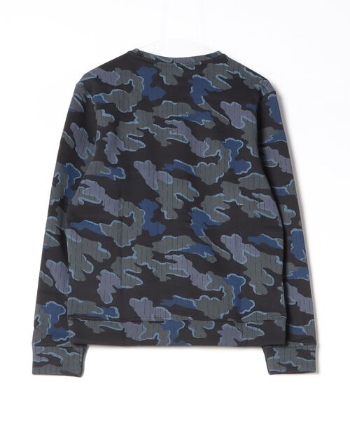 Reebok(リーボック)の「モーション カモ クルーネック / RI MOTION CAMO CREW(Tシャツ/カットソー・メンズ・ブラック/ブラック×ブルー/ベージュ・LARGE/MEDIUM/SMALL/XX-LARGE/X-LARGE)」の14枚目の写真