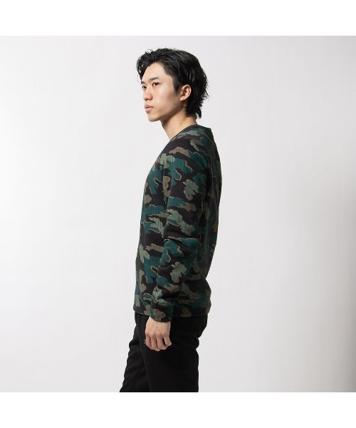 Reebok(リーボック)の「モーション カモ クルーネック / RI MOTION CAMO CREW(Tシャツ/カットソー・メンズ・ブラック/ブラック×ブルー/ベージュ・LARGE/MEDIUM/SMALL/XX-LARGE/X-LARGE)」の10枚目の写真