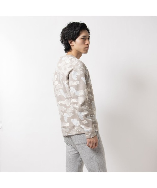 Reebok(リーボック)の「モーション カモ クルーネック / RI MOTION CAMO CREW(Tシャツ/カットソー・メンズ・ブラック/ブラック×ブルー/ベージュ・LARGE/MEDIUM/SMALL/XX-LARGE/X-LARGE)」の7枚目の写真