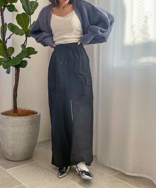 LOWRYS FARM（ローリーズファーム）の「マルチＷＡＹブークレボレロ　105093（ニット/セーター・レディース・ブラック/ベージュ/グレー/グリーン・FREE）」の13枚目の写真