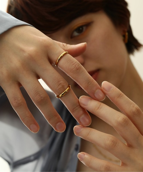 ORLEAN(オルレアン)の「【ORLEAN】シンプルリング 11号(リング・レディース・シルバー/ゴールド・11号)」の13枚目の写真