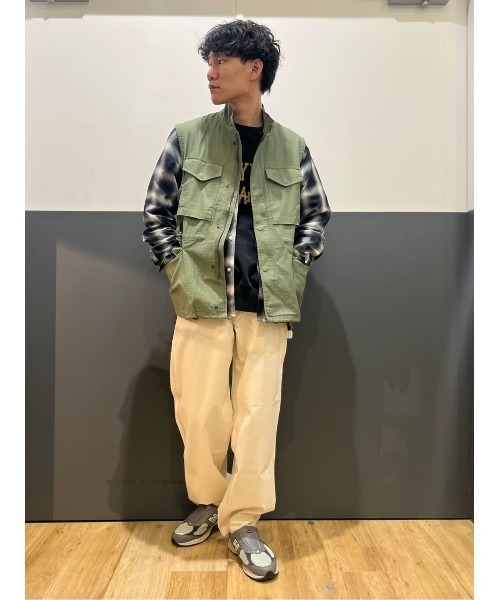 BACK NUMBER(バックナンバー)の「BACK NUMBER(バックナンバー)レーヨン混長袖開襟シャツ(シャツ/ブラウス・メンズ・ダークベージュ/ダークグレー/ブラック×ホワイト・S/M/L/XL)」の16枚目の写真