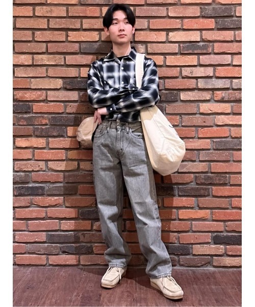 定価以下！】FREEKNOT メンズ ブラック 超厚手長袖シャツ L ハヤブサ