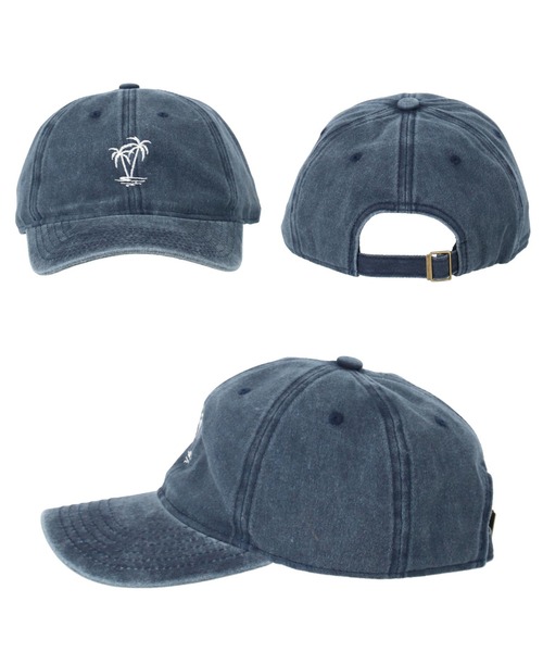 anap mimpi（アナップミンピ）の「パームツリー 刺繍 ウォッシュ加工 キャップ（キャップ・レディース・ベージュ/ネイビー・FREE）」の5枚目の写真