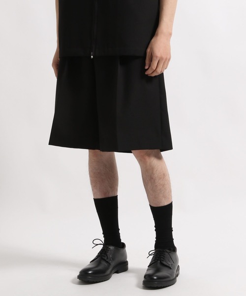 STERNBERG（スタンバーグ）の「STERNBERG/2タックテーラードショートパンツ/991854（その他パンツ・メンズ・ブラック/チャコールグレー・MEDIUM/SMALL/LARGE）」の7枚目の写真