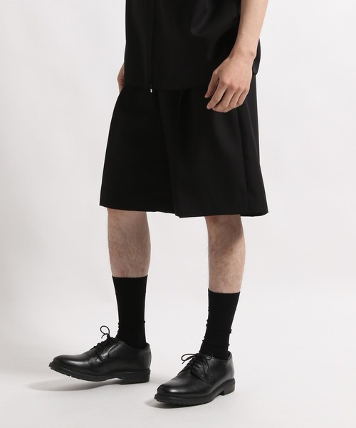 STERNBERG（スタンバーグ）の「STERNBERG/2タックテーラードショートパンツ/991854（その他パンツ・メンズ・ブラック/チャコールグレー・MEDIUM/SMALL/LARGE）」の10枚目の写真