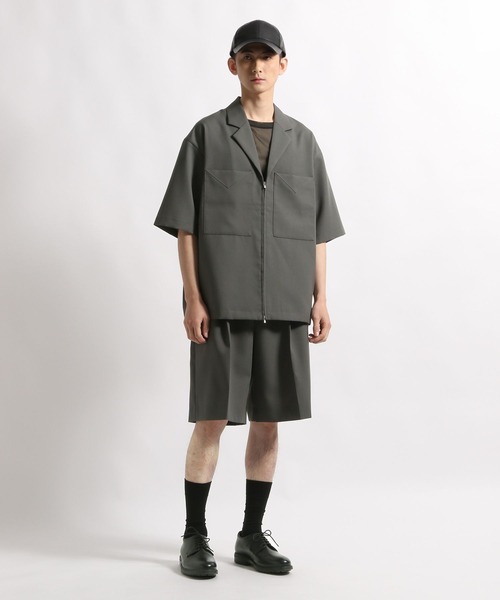 STERNBERG（スタンバーグ）の「STERNBERG/2タックテーラードショートパンツ/991854（その他パンツ・メンズ・ブラック/チャコールグレー・MEDIUM/SMALL/LARGE）」の11枚目の写真