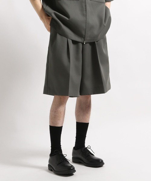 STERNBERG（スタンバーグ）の「STERNBERG/2タックテーラードショートパンツ/991854（その他パンツ・メンズ・ブラック/チャコールグレー・MEDIUM/SMALL/LARGE）」の16枚目の写真