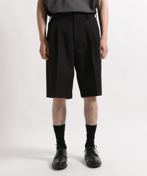 STERNBERG（スタンバーグ）の「STERNBERG/2タックテーラードショートパンツ/991854（その他パンツ・メンズ・ブラック/チャコールグレー・MEDIUM/SMALL/LARGE）」の18枚目の写真