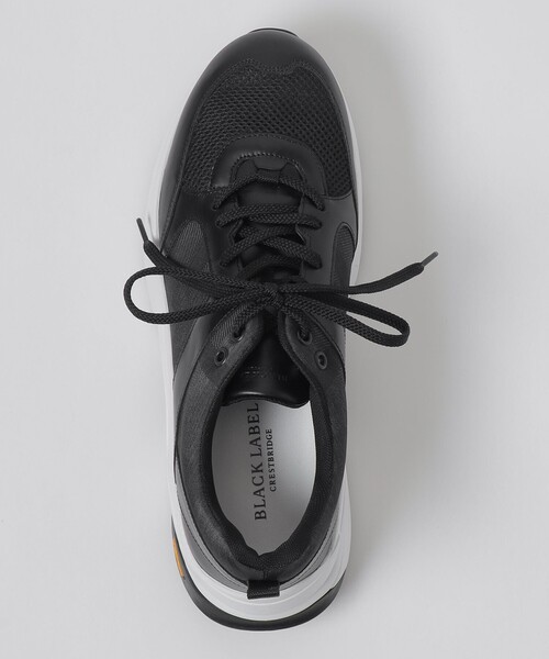 BLACK LABEL CRESTBRIDGE(ブラックレーベル・クレストブリッジ)の「【BLACK lab.】シャドークレストブリッジチェックビブラムスニーカー(スニーカー・メンズ・ブラック・26.0cm/27.0cm/25.0cm)」の3枚目の写真