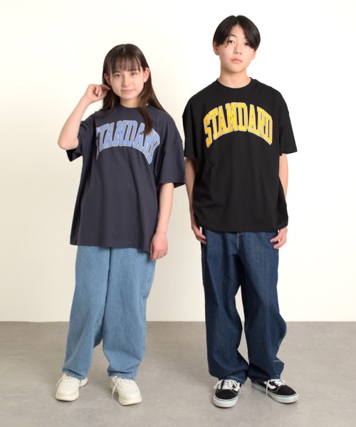 大人向けサイズあり】【STREET】クラックロゴプリントビッグ半袖