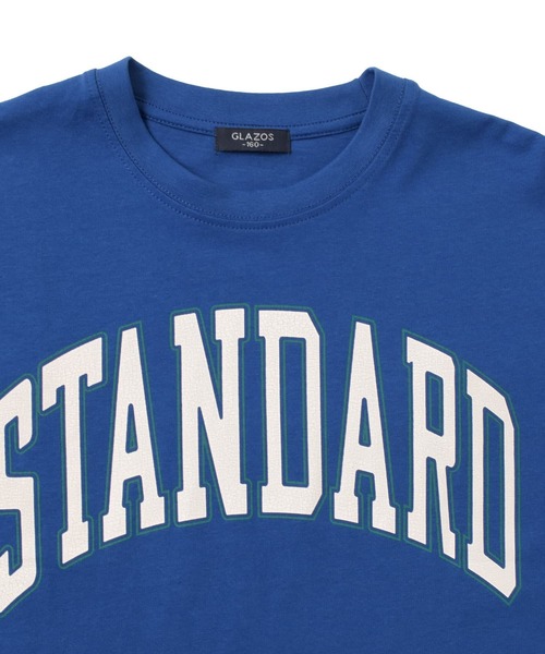 GLAZOS(グラソス)の「【大人向けサイズあり】【STREET】クラックロゴプリントビッグ半袖Tシャツ(Tシャツ/カットソー・キッズ・ネイビー/ホワイト/ブルー/ブラック・140cm/150cm/160cm/170cm)」の12枚目の写真