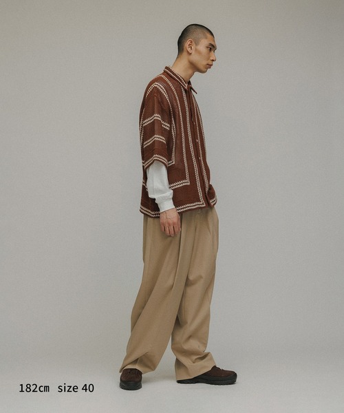 リリーアン Embroidery Mesh Shirts M TO R（ムウトアール）の「［TOPS