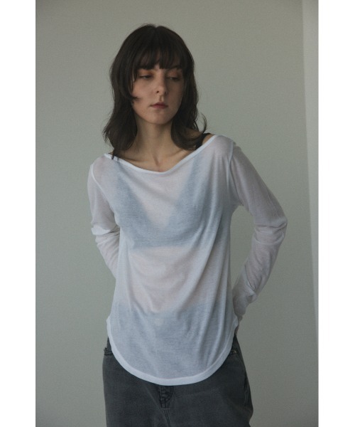 BLACK BY MOUSSY（ブラックバイマウジー）の「boat neck sheer