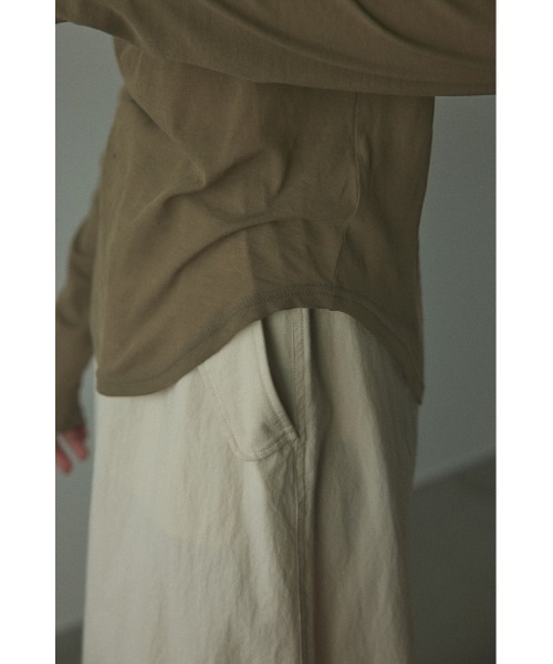 BLACK BY MOUSSY（ブラックバイマウジー）の「boat neck sheer tops(ボートネックシアートップス)（Tシャツ/カットソー・レディース・ホワイト/ライトカーキ/ピンク/ブラック・FREE）」の17枚目の写真