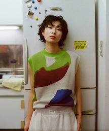 MARBLE PAMM knit vest