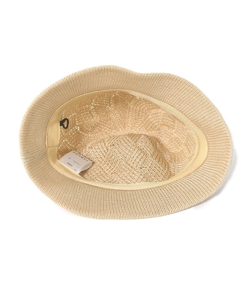 w closet（ダブルクローゼット）の「ニットチューリップハット（ハット・レディース・アイボリー/ブラック・FREE）」の5枚目の写真