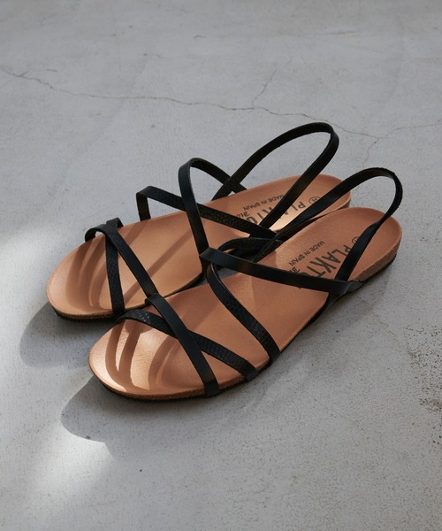 TITE IN THE STORE(ティテ インザ ストア)の「【PLAKTON/プラクトン】コンビバックストラップサンダル(サンダル・レディース・シルバー/ベージュ/ブラック・36/38/37)」の1枚目の写真