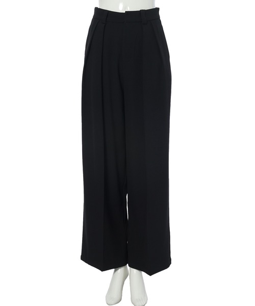 Edit Sheen（エディットシーン）の「ツータックとろみストレートパンツ（スラックス・レディース・ブラック/ホワイト/ベージュ・M）」の22枚目の写真