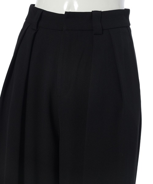 Edit Sheen（エディットシーン）の「ツータックとろみストレートパンツ（スラックス・レディース・ブラック/ホワイト/ベージュ・M）」の18枚目の写真