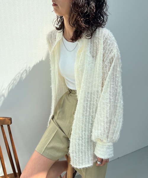 y/m(イム)の「エステルツイルハーフパンツ(その他パンツ・レディース・チャコールグレー/ベージュ・FREE)」の22枚目の写真