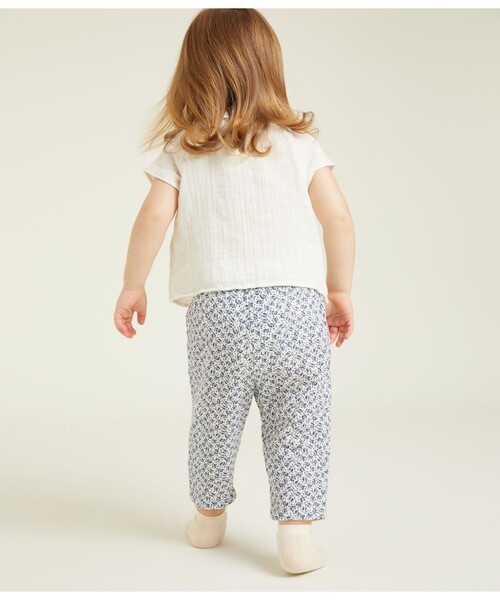 【セール】ダブルガーゼパンツ（その他パンツ）｜PETIT BATEAU（プチバトー）